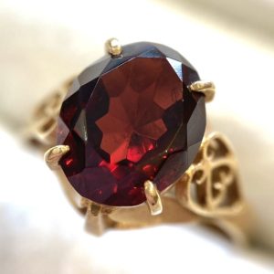 K18 ガーネットリング