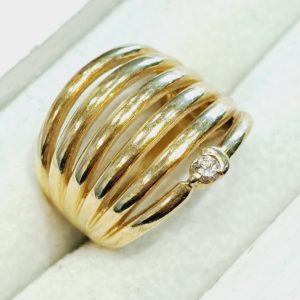 K18 リング メレダイヤ 0.02ct