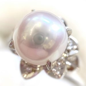 Pt900 パールリング