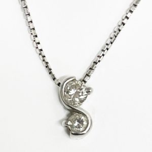 Pt850 ダイヤモンド ネックレス