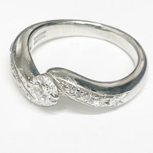 Pt900 ダイヤモンド リング