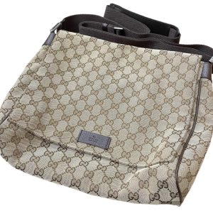 GUCCI グッチ GGキャンバス ショルダーバッグ