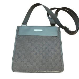 GUCCI GGキャンバス ショルダーバッグ ブラック 27639