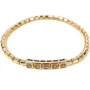 k18/18金 メレダイヤ0.10 ブレスレット