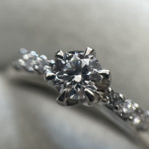 Pt900(プラチナ900) ダイヤモンド 0.3ct 付 リング アクセサリー