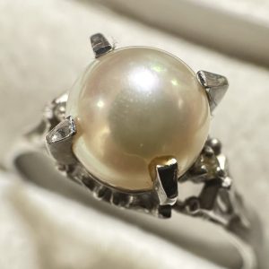 Pt900(プラチナ900) パールリング