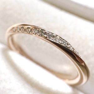 K18(18金) メレダイヤリング