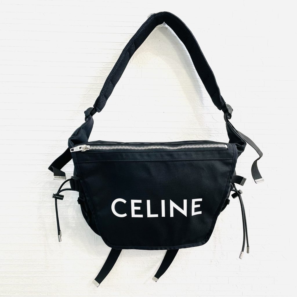 CELINE セリーヌ トレッキング メッセンジャー ナイロン ブラック