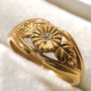 K18(18金) メレダイヤリング