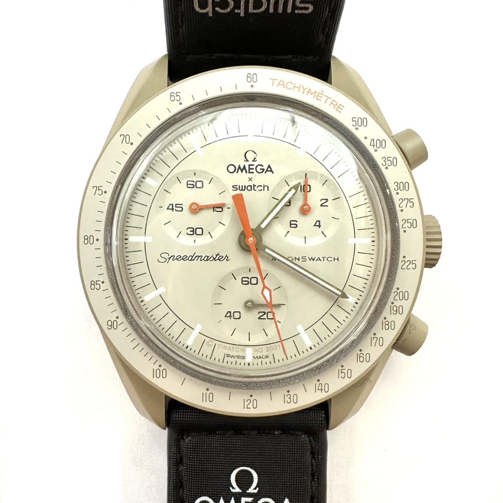 OMEGA×swatch コラボモデル スピードマスター ムーンスウォッチ 腕時計