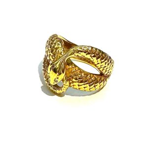 K18 メレダイヤ付きリング