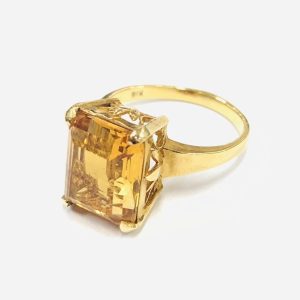 K18(18金) リング シトリン