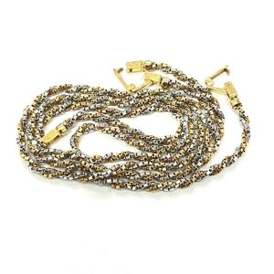 K18/Pt850 コンビネックレス