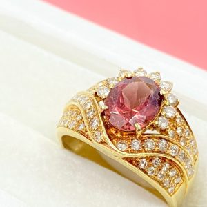 K18 0.75ct スピネル リング