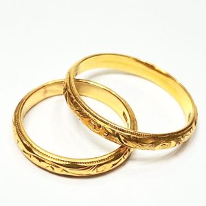 K18 750 金 リング 2点