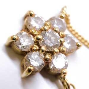 K18 メレダイヤ ネックレス