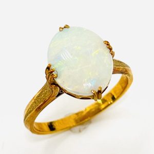 K18 オパール1.5ct付きリング