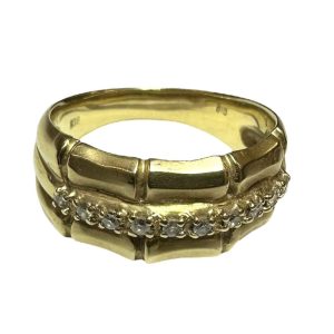 K18 18金 ダイヤ リング