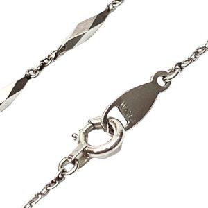 K14WG 14金ホワイトゴールド ネックレス