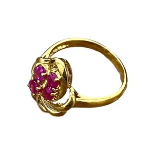 K18 (18金) ルビー リング