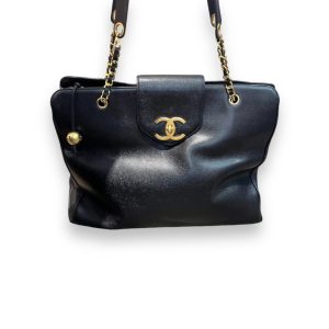 CHANEL　キャビアスキン　スーパーモデル　ボストン　バッグ　　