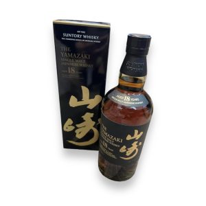 SUNTORY　シングルモルト 　山崎18年　箱付き　