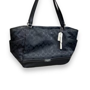 COACH　シグネクチャー柄　ハンドバッグ　