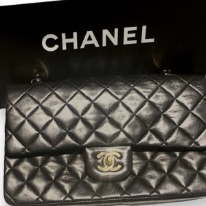 CHANEL　マトラッセ　チェーンショルダー　ラムスキン　