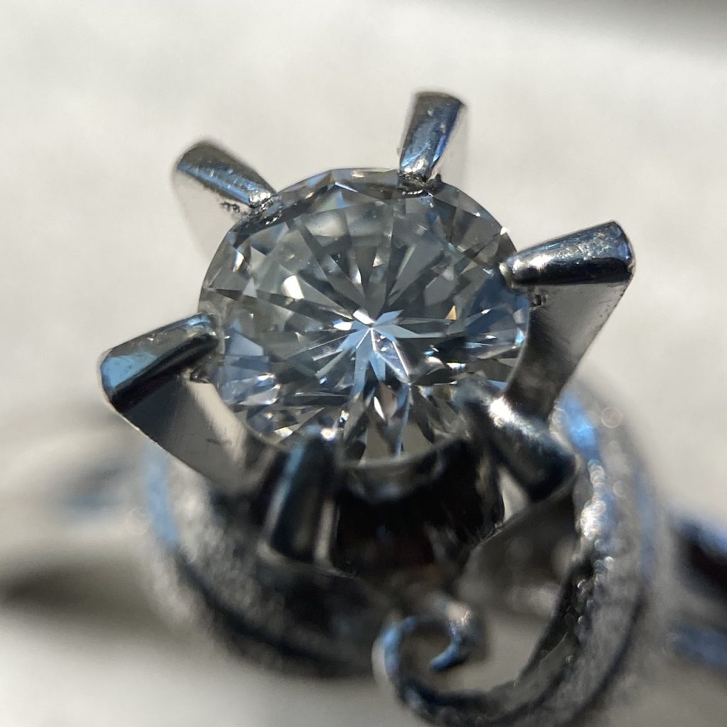 婚約指輪 プラチナ900 ダイヤモンド0.34ct-