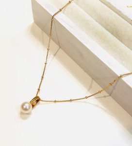 K18 18金 パール ネックレス