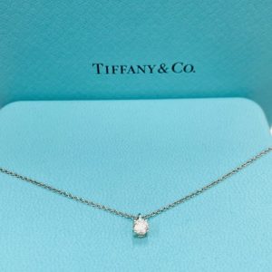 ティファニー Pt900 ダイヤモンド付きネックレス