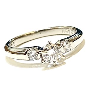Pt900 リング ダイヤモンド 0.21ct
