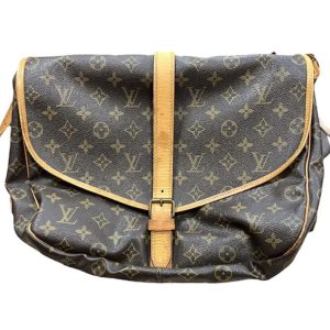 ルイヴィトン ソミュール35 モノグラム ショルダーバッグ