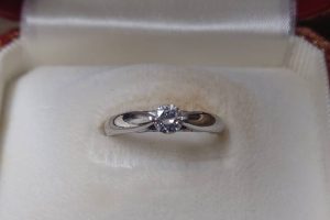 Pt900 ダイヤリング RD0.3ct