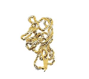 K18/Pt850 ハーフコンビ ネックレス