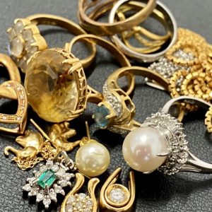 K18リング / Pt900トップ