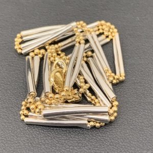 Pt850K18ネックレス