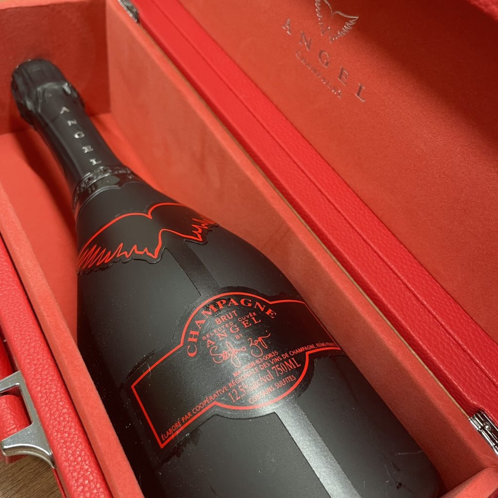 ANGEL エンジェル ヘイロー 赤 箱付き 未開封 シャンパンの買取実績