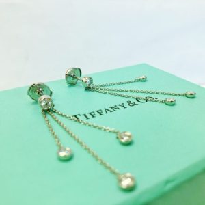 Tiffany Pt950 ダイヤ ピアス