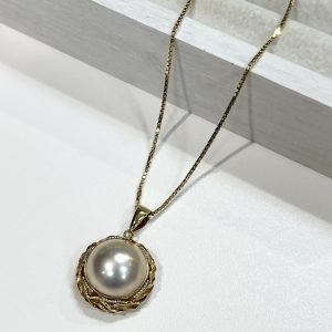 K18 18金 パールネックレス