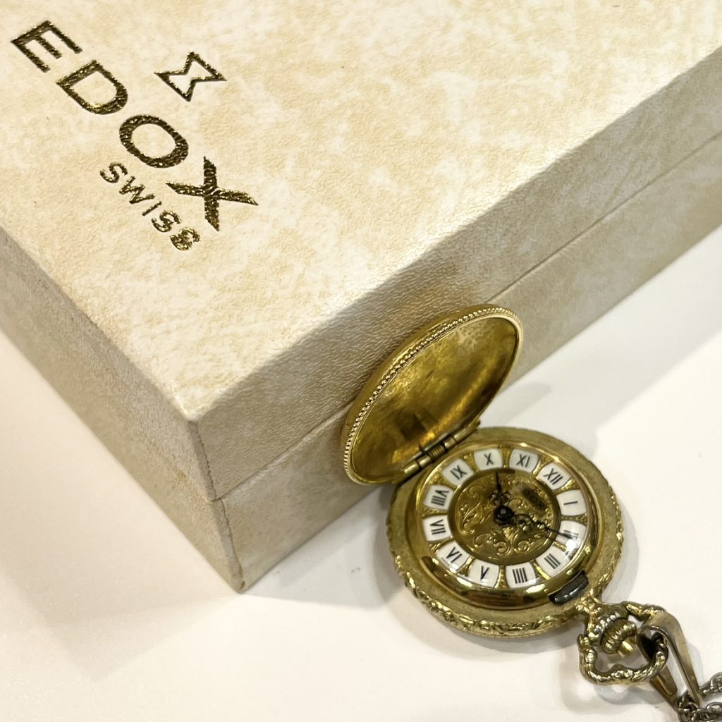 エドックス EDOX アンティーク懐中時計