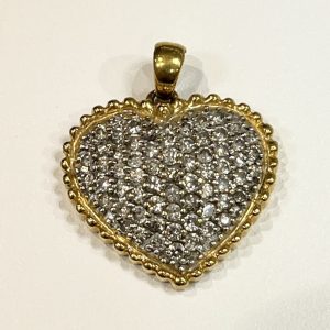 K18 18金 メレダイヤモンド ペンダントトップ