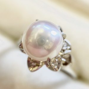 Pt850 パールリング