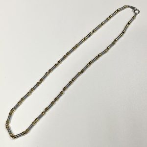 K18 Pt900 18金・プラチナ コンビ ネックレス