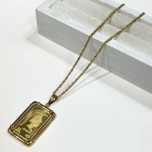 K24 K18 24金ペンダントトップ・18金ネックレス