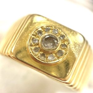 K18 メレダイヤリング