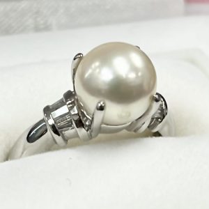 Pt900 プラチナ900 パール リング
