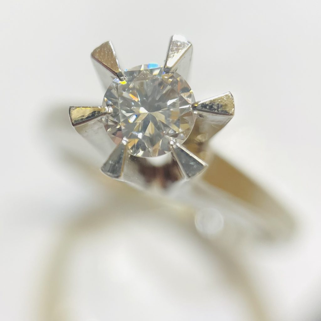 ダイヤモンド 0.448ct Pt900 プラチナ リング