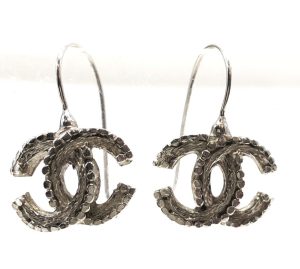 CHANEL シャネル ココマーク フープピアス