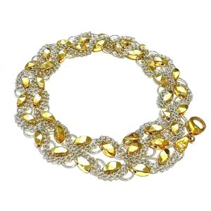 K18/Pt850 コンビネックレス